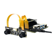 Waveshare IMX219–83 Stereo-Kamera 8MP Binokular-Kameramodul Tiefenvision Dual IMX219 8 Megapixel Unterstützt NVIDIA Jetson Nano Entwicklerkit