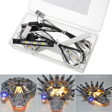 Itsetehdyt LED-valonauha-kitti VAIN LEGO 75105 Star Wars -valaistuskivet