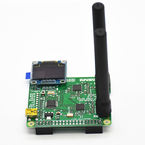 MMDVM HS Dual Hat Duplex Relay Expansion Module Board con schermo OLED per Raspberry Pi 1