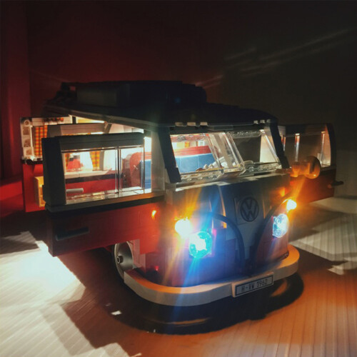 DIY LED Light ONLY Lighting Kit DIY For LEGO 10220 VW CAMPER VAN USB Interface 2