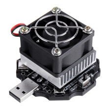 65 W USB DC Elektronischer Lastwiderstand Entlade-Batterietester Entlade-Kapazitätsmesser Einstellbar 5 V 12 V 24 V 4. 8A