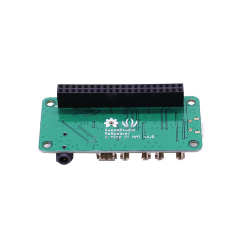 ReSpeaker 2-Mikrofon-Array AI-Sprach-Quad-Mikrofon-Erweiterungsplatine für Raspberry Pi 4B 1