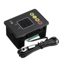 W2310 10A 12V 24V 220VAC Controlador de Temperatura Digital LED para Termóstato de Incubadora Sensor NTC Microcomputador Termorregulador
