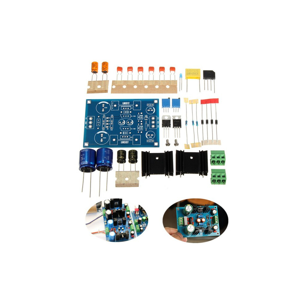 Lm317 Adjustable Filtering Power Supply Lm337 Voltage Regulator Module Diy Kit 773823414018