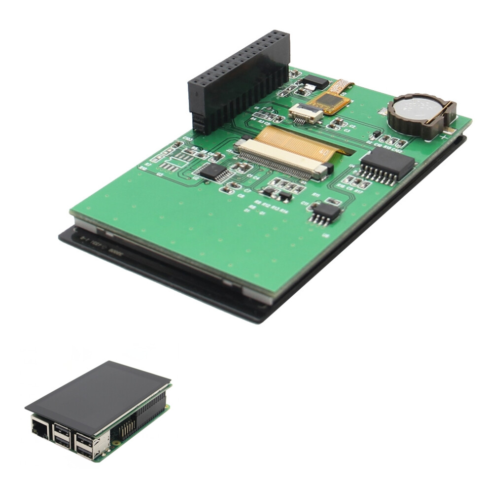3.5 Inch 320X480 Tft Display Capacity Lcd Touch Screen With Ds3231 Rtc For Raspberry Pi 738944044667