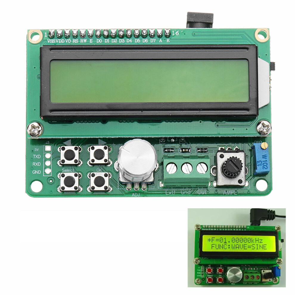 0-50Khz 1W Dds Function Frequency Meter Signal Generator Module With Custom Arbitrary Waveform 6908244304929