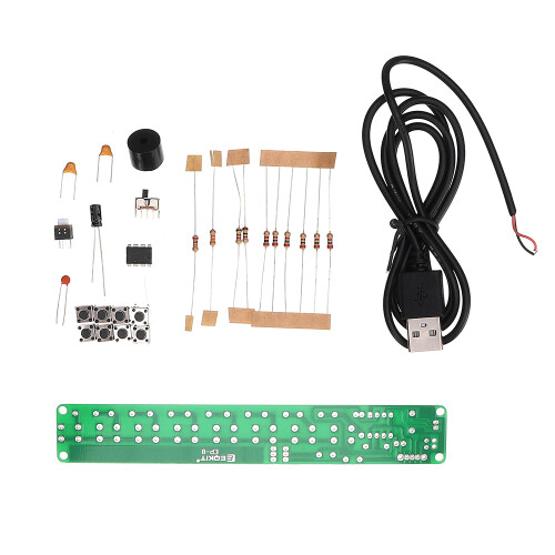 5pcs Simple Electronic Organ Kit DIY NE555 Soldering Practice Board Multi-notes Keyboard Set 1