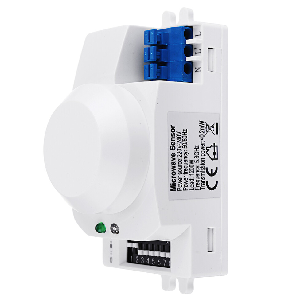 Intelligent Microwave Sensor Switch 220V Radar Sensor Corridor Photoelectric Sensor 300028128596