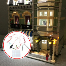 Kit de Luz LED DIY SOMENTE para o LEGO 10185 Bloco de Construção da Casa de Mercearia