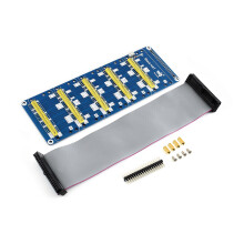 Stack HAT Modula für Raspberry Pi Schnittstellen-Erweiterungsplatine stapelt bis zu 5 HATs gleichzeitig.
