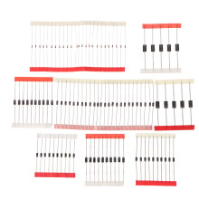 300 Stück 8 Werte Schnelle Schottky-Dioden-Kit Set 1N4148 1N4007 1N5819 1N5399 1N5408 1N5822 FR107 FR207 Elektronikkomponenten
