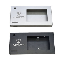 MMDVM 3,2 Inch Gescheiden Behuizing Zwart en Zilver Aluminium Legering Behuizing