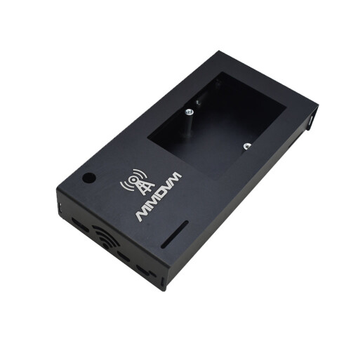 MMDVM Caixa de Alumínio Preto e Prata com Habitação Separada de 3. 2 Polegadas 1
