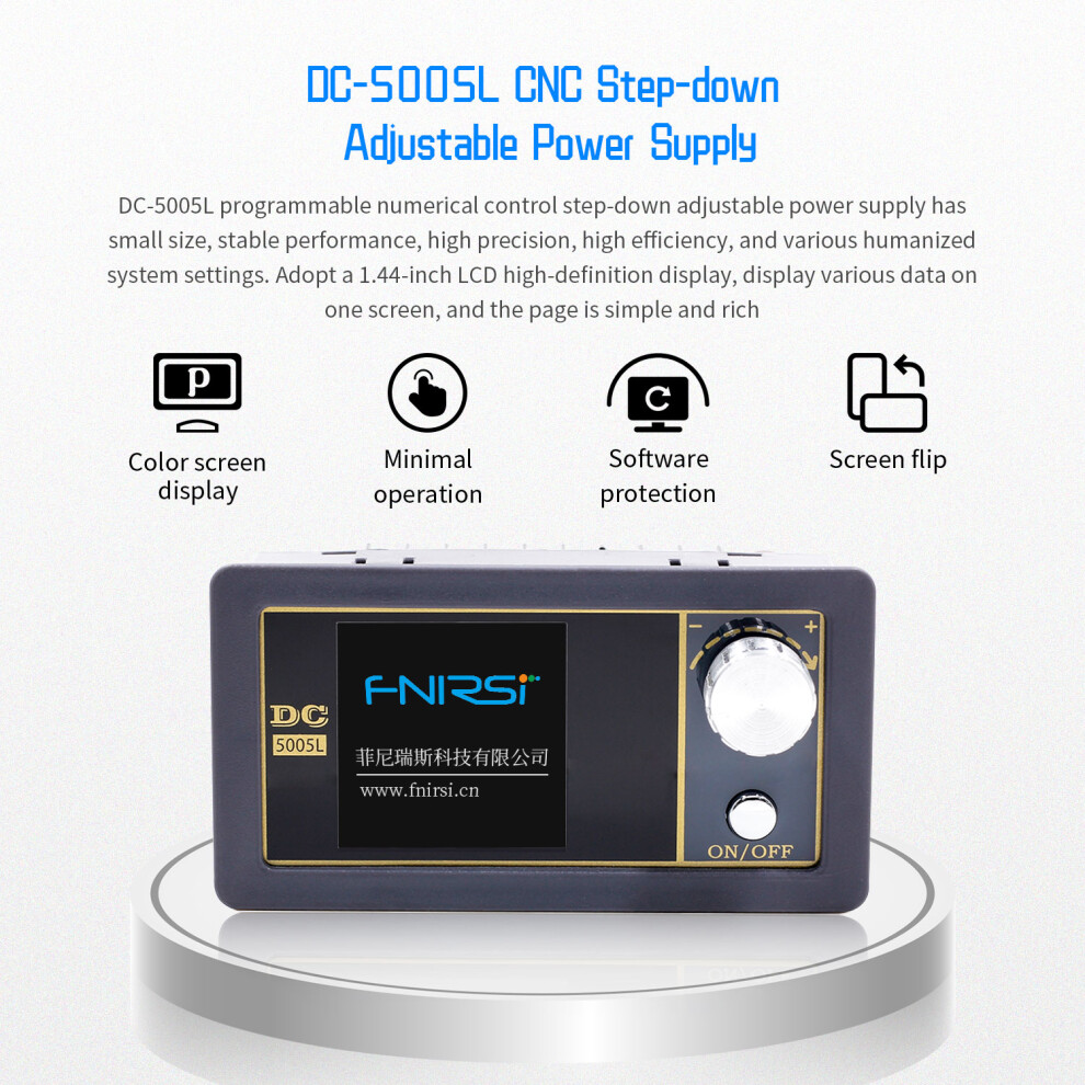 Dc5005l Digital Voltmeter Ammeter Wattmeter Constant Voltage Current Detector Programmable Dp Buck Power Supply Module 50V 5A 6906141894796