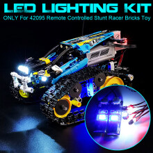 DIY LED Lighting Kit for LEGO 42095 Remote Controlled Stunt Racer – Bricks Toy Illumination