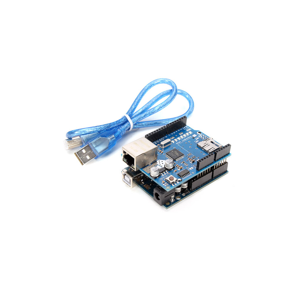 Uno R3 Usb Development Board With Ethernet Shield W5100 Kit 773823762232