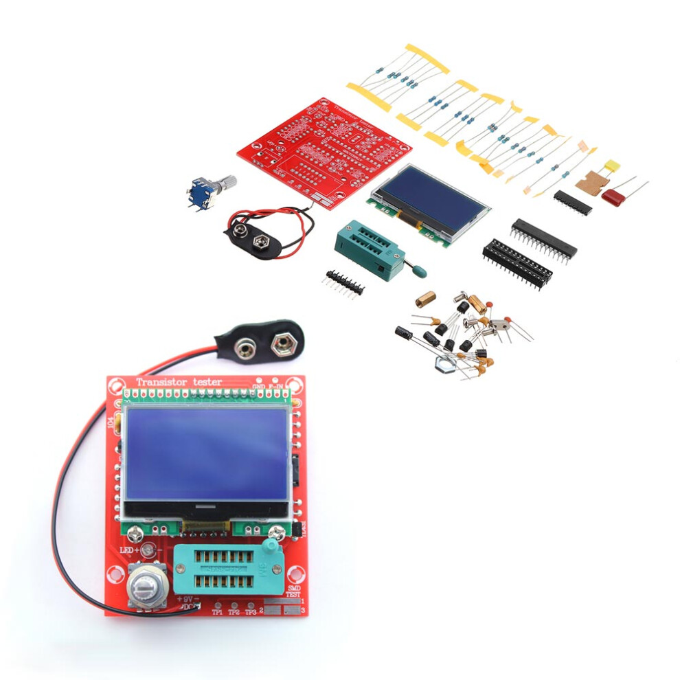 Original Hiland Diy M12864 Graphics Version Lcr Esr Pwm Transistor Tester Kit 300028026236