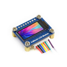 Waveshare 0. 96 Zoll Farb-LCD-Erweiterungsplatine Modul IPS-Bildschirm SPI-Schnittstelle kompatibel mit Arduino