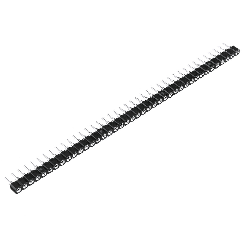50Pcs 40 Pin Single Row 2.54Mm Round Female Header Pin 190268014168