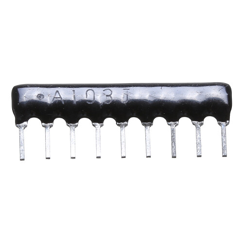 150PCS 9Pin Resistor Network Array 10K ohm A103J 10KR DIP Exclusion Network Resistor 2