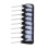150PCS 9Pin Resistor Network Array 10K ohm A103J 10KR DIP Exclusion Network Resistor 4