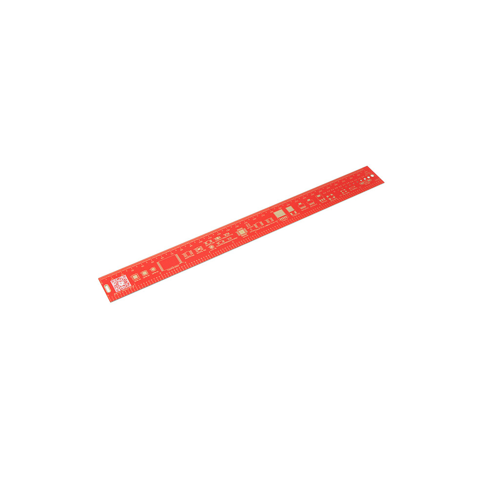 5Pcs 30Cm Multifunctional Pcb Ruler Measuring Tool Red 773823724810