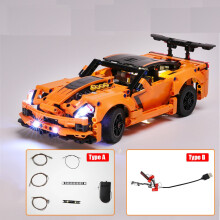 Vain DIY LED-valonauha-kitti LEGO 42093 Technic -sarjalle Chevroletille
