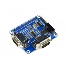 Waveshare 2-kanavainen eristetty RS232-laajennuskortti SC16IS752+SP3232 Raspberry Pi: lle
