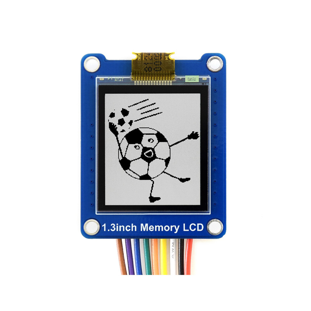 Waveshare 1.3 Inch Black And White Memory Spi Lcd Display With Internal Memory 144X168 For Stm32 921698281918