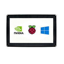 Waveshare 10.1 Inch Capacitive Screen HDMI VGA AV 1024600 High Compatibility Mini PC LCD Display Board For Jetson Nano