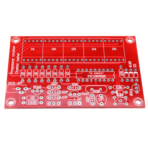 3Pcs Original Hiland 1Hz-50MHz Five LED Display Frequency Counter With Frequency Oscillator Kit 1