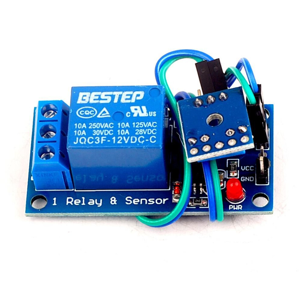 5Pcs 5V Normally Closed Vibration Sensor Module Plus Relay Module 2-In-1 Module Alarm Triggered Vibration Module 921698613917