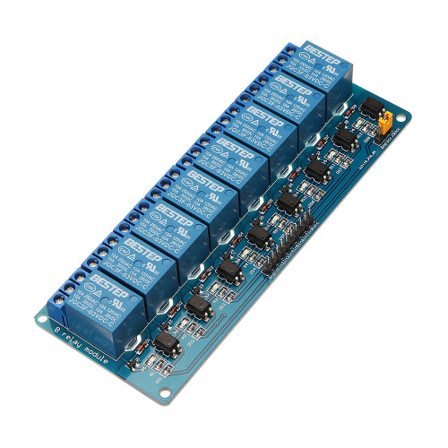 BESTEP 8 Channel 3.3V Relay Module Optocoupler Driver Relay Control Board Low Level 1