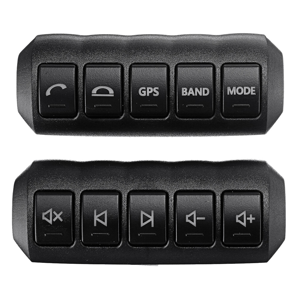 10 Key Car Steering Wheel Button Remote Control Lights Car Navigation Dvd Bluetooth Wireless Universal Remote Control 756346135066