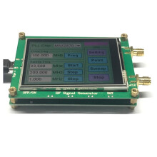 23.5M-6000M 6G Radio Frequency 0.5PPM High Stability Low Noise Signal Source Full Touch Screen PC Controllable Point Frequency Sweep
