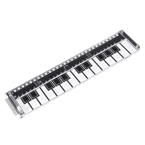 Tabuleiro de Piano Eletrónico Acrílico com Luz LED RGB TS20 I2C STEM 1