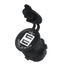 Neuer Mini Dual-USB-Ladegerät 5 V 3. 1A Smart Adapter Blaues Licht Netzstecker