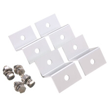 4Pz Supporto a montaggio Z-anglE in alluminio per clip di montaggio pannelli solari per pannelli solari