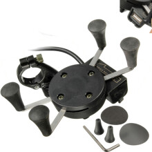 Neue 3. 5–6. 5 Zoll 2A Schnelllade Handy GPS Lenkerhalterung X-Style Motorrad Auto USB-Anschluss
