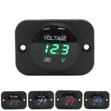 Neues 12 V-24 V wasserdichtes LED-Voltmetermessgerät für Auto Motorrad Boot Marine