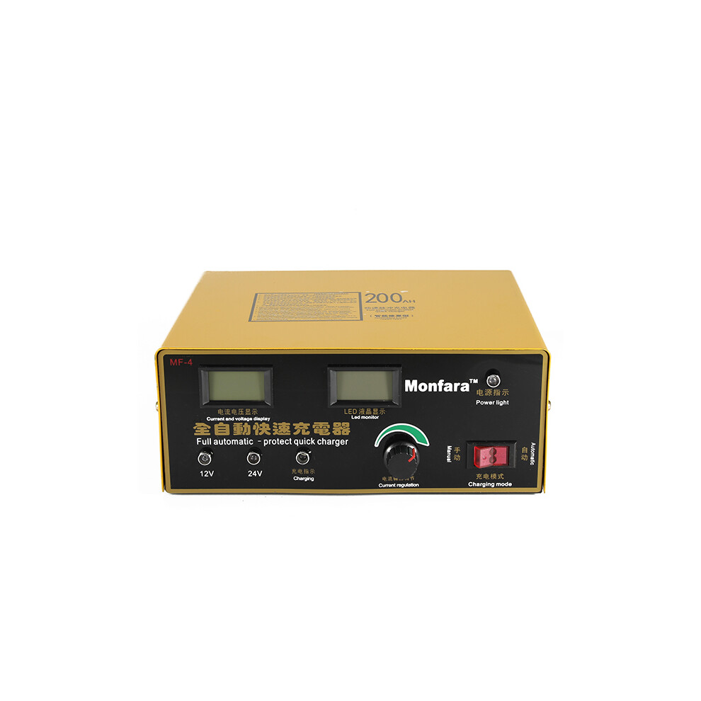 12V 24V 600W Full Automatic Electric Car Battery Charger Intelligent Pulse Repair 12V/24V 400Ah 762179057390