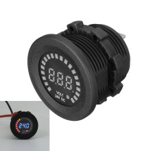 Neuer 24 V wasserdichter Auto-Motorrad roter LED Digital-Volt-Meter Tester