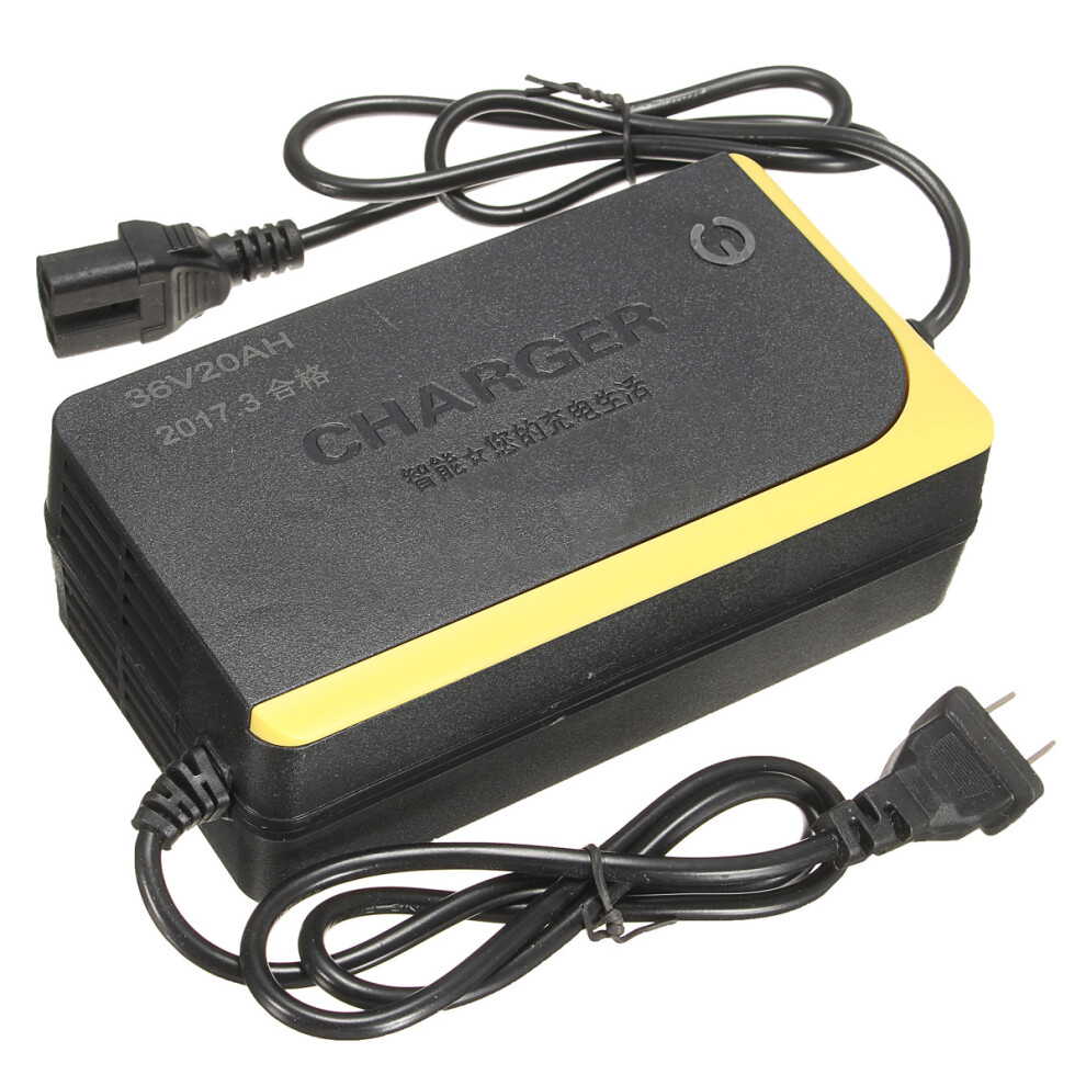 New 36V 20Ah Intelligent Charger For Electric Scooter Bike Capable Lead Acid Battery Light/Red 762179061687