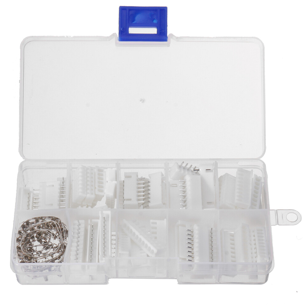 Nuevos Juegos De 25 Conjuntos De 6P 7P 8P 9P 10P Conectores De Terminal De Paso De 2. 54 Mm Adaptadores De Cabezal De Pin-image