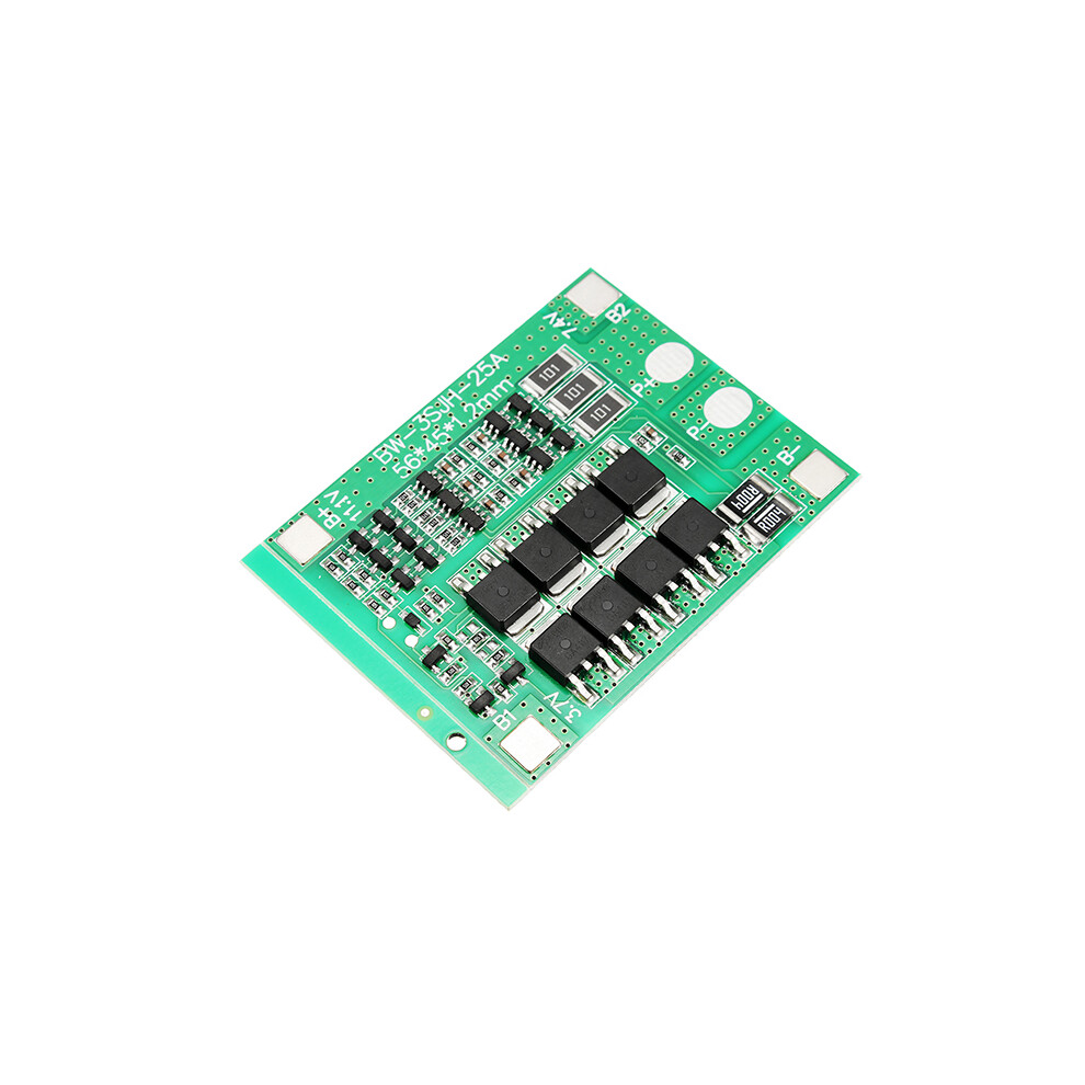 3Pcs 3S 12V 25A 18650 Lithium Battery Protection Board 11.1V 12.6V With Balanced Circuit 773823421399