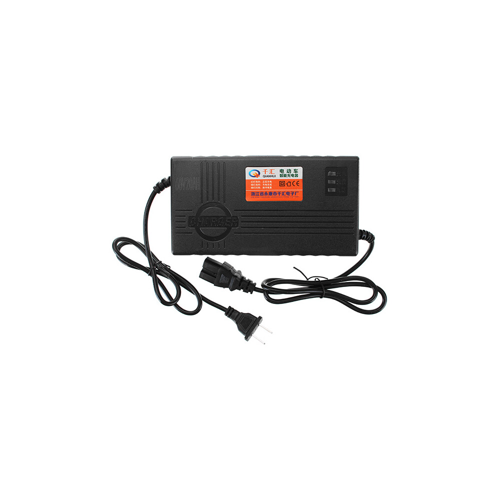 New 60V 20Ah Battery Charger For Scooter Wheel Electric Bicycle E-Bike Lead Acid Battery 762179072836
