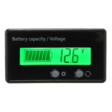 Neuer 12 V 6–63 V LCD Säure-Blei-Lithium-Batteriekapazitätsanzeiger Digitalvoltmeter