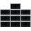10Pcs Polysilicon Mini Solar Epoxy Panel 1V 125MA One Pcs 2
