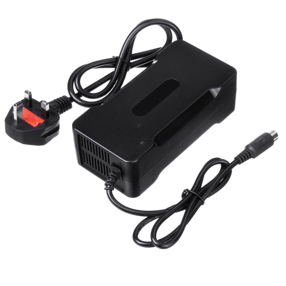New 54.6V 4A Output 100-240Voltage 48V Lithium Battery Charger Eu/Au/Uk Plug For Electric Vehicle Scooter Black 762179078371