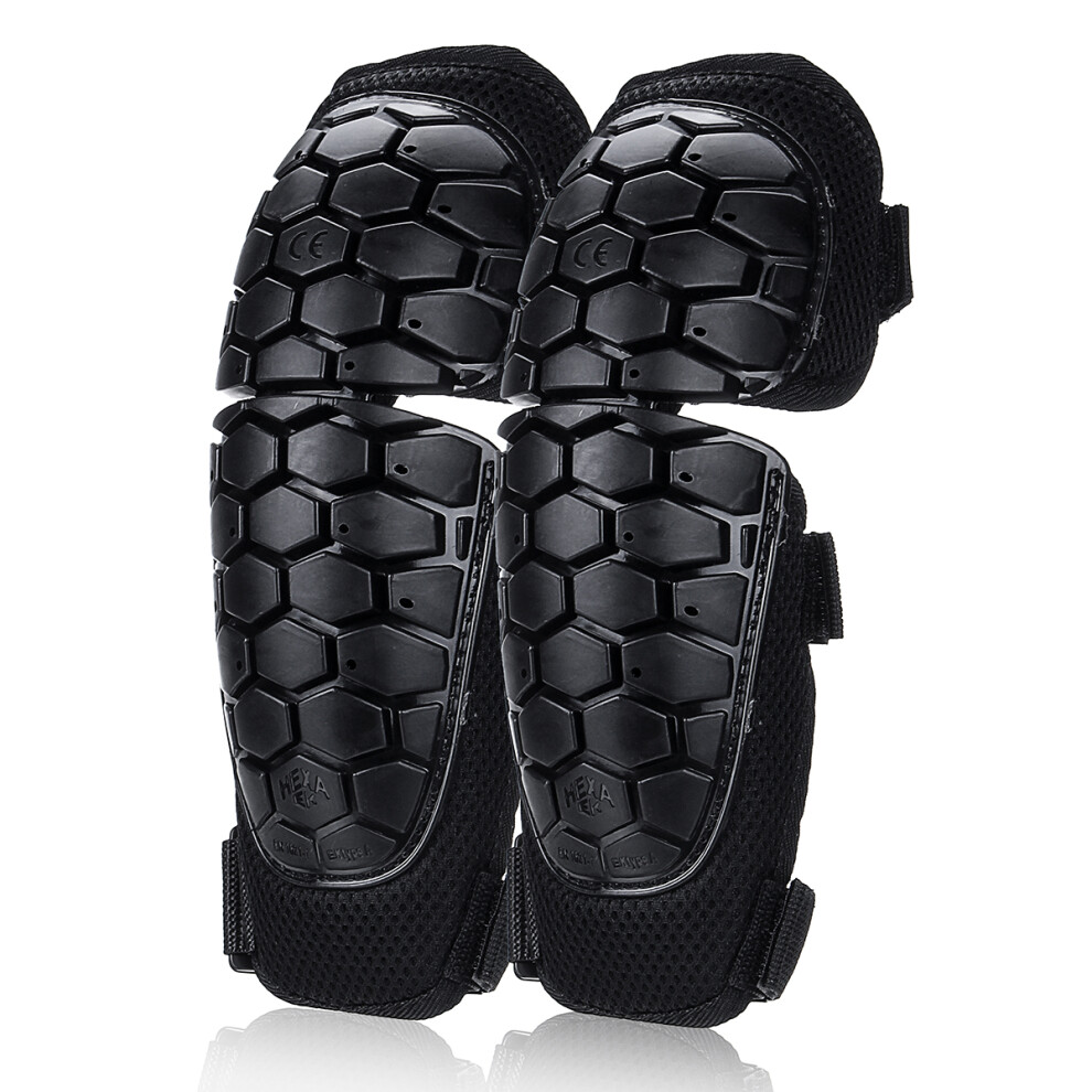 New Motorcycle Knee Elbow Shin Pad Guards Brace Riding Skiing Protector Gear 762179064107